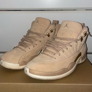 Jordan 12s tan suede, size 9 in women’s